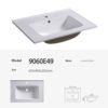 490mm Depth Vanity Unit Basins 90E49 - Image 3