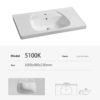 Joyful Bathroom Countertops With Sinks Medium Edge 50K