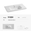 Trendy Washbasin Cabinet Countertop 90H – Image 4