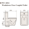 New Tornado Flush Two Pieces Toilet With Soft Closing Seat Covers - Image 2