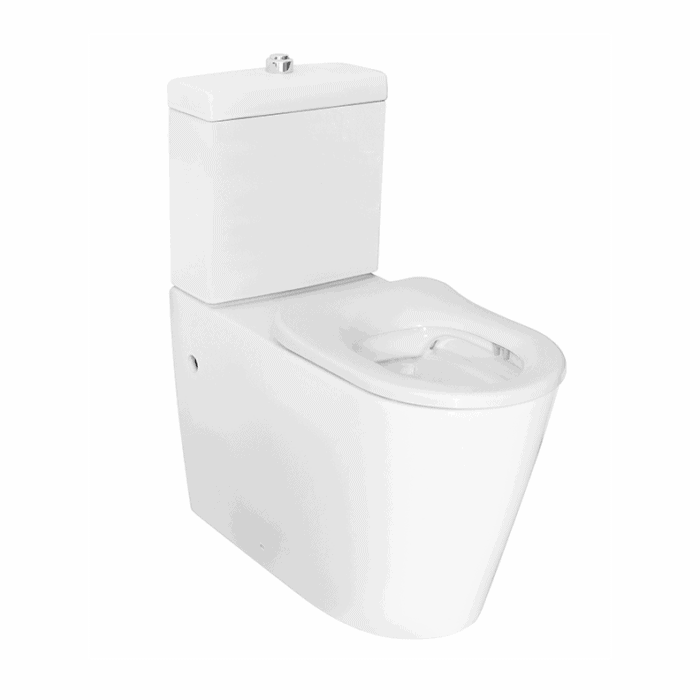 Oceania Standard Big Round Toilet Suites Rimless - صورة 2