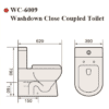 WELS 4 Star Close Coupled Tornado Toilet Suite - Image 2