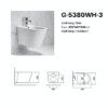 Custom Design Ceramic Wall Hung Bidet For Bath Showroom - Image 2