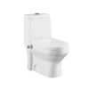 Easy Installation One Piece Toilet S Trap or P Trap Flushing