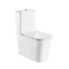 High End Ceramic Toilet Two Piece With Rimless Dual Flushing