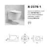 Hot Selling Round Shape Rimless Wall Hung WC UF Cover - Image 2