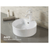 Round Shape Vessel Sink Bathroom for Building Projects - Image 2