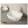 Semi-Recessed Washbasin in Bathroom with Faucet Hole - Image 3
