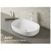 Slim Edge Oval Shape Washbasin in Bathroom