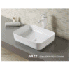 Trendy Slim Edge Square or Rectangular Bathroom Sink